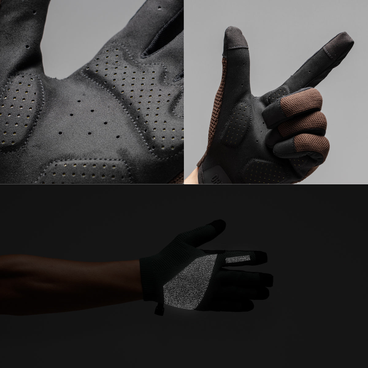 Research Reflektierende Strickhandschuhe