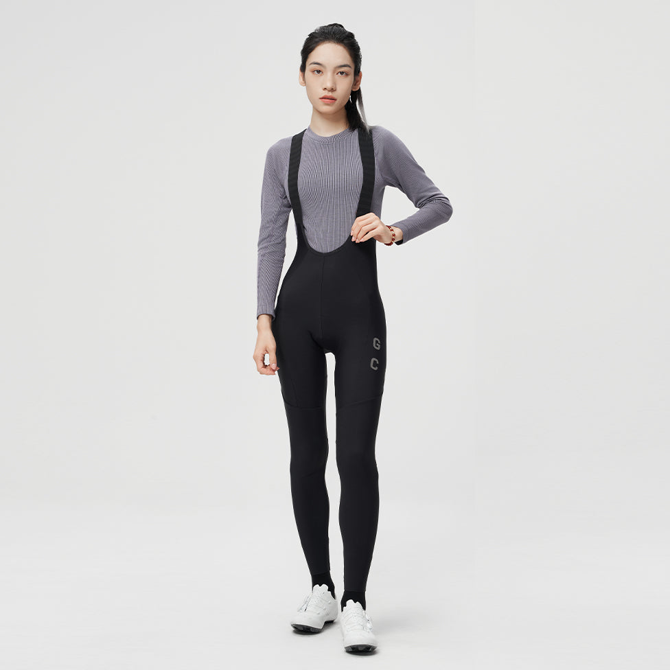 Women's Black Label Fleece Bib Tights