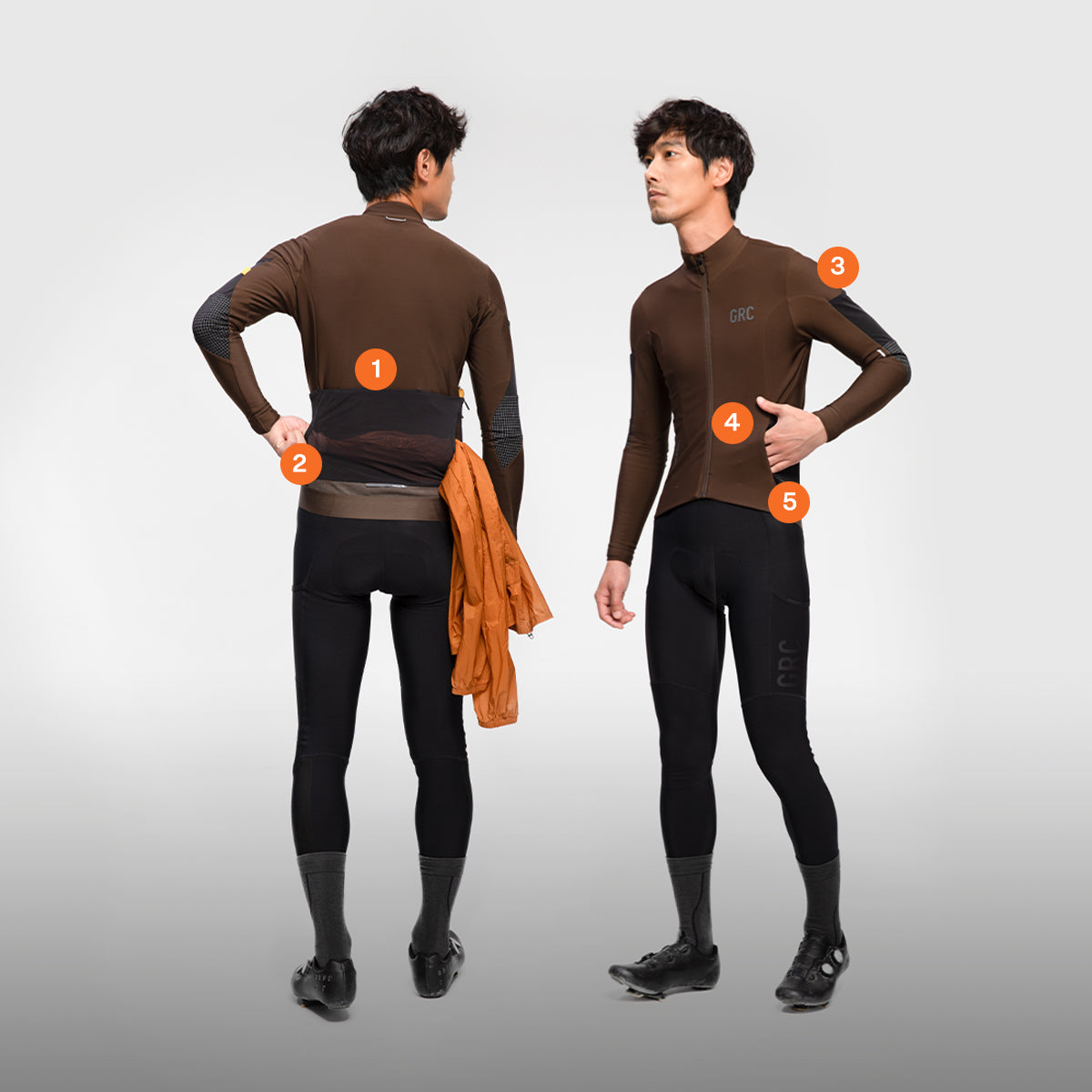 Chaqueta de forro polar de utilidad para investigación para hombre