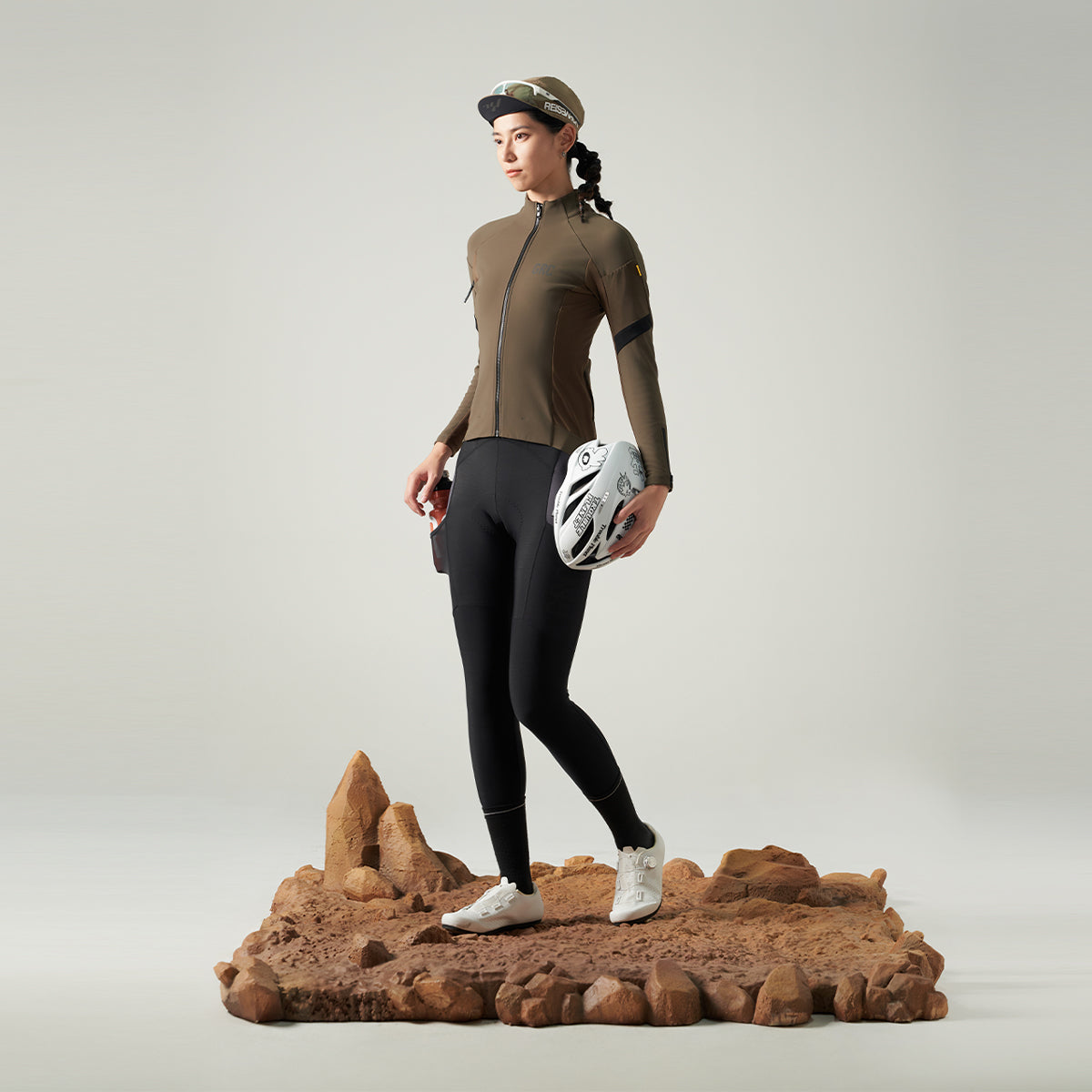 Damen Research Doppel-lagige Windjacke
