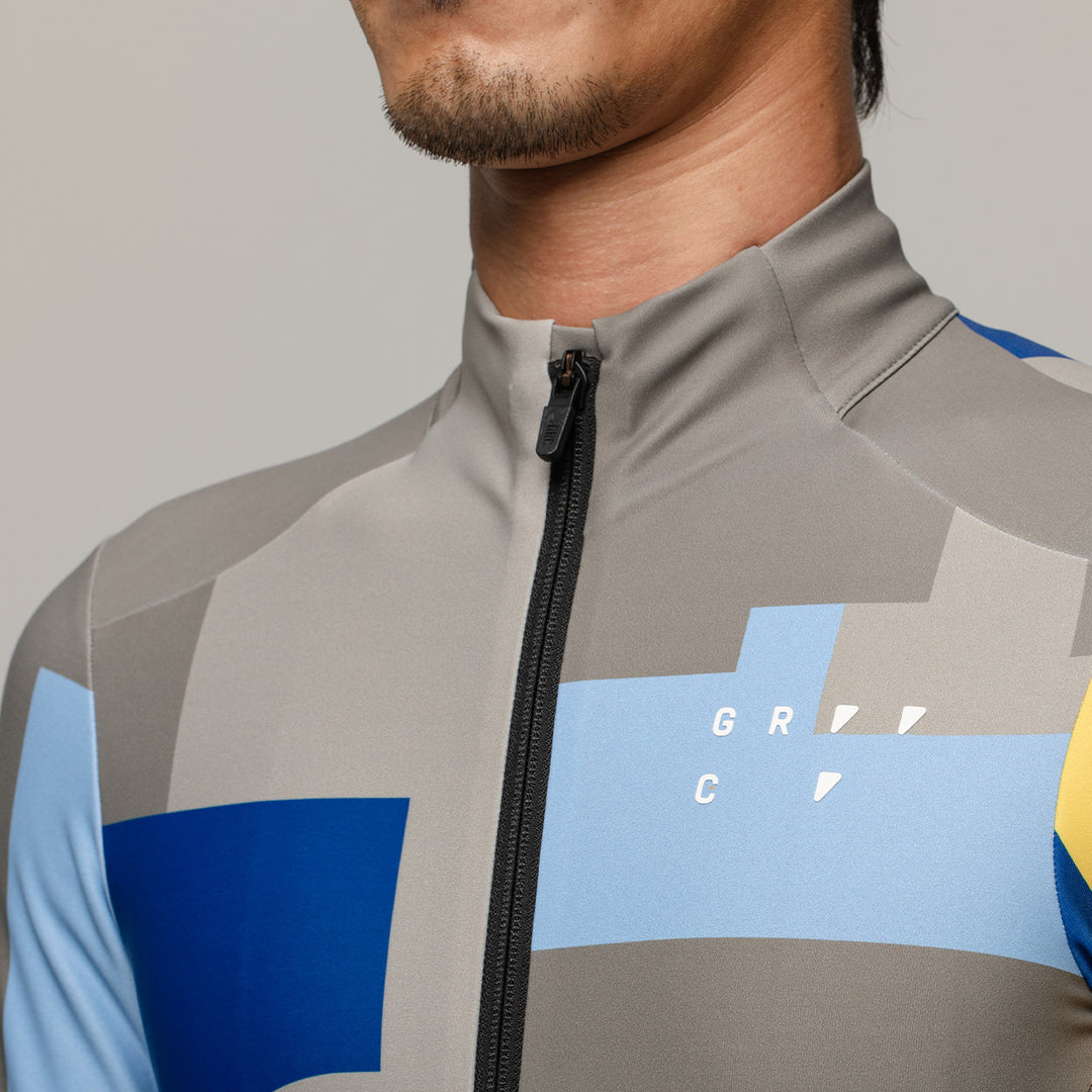 Men's CMYK Color Block Fleece Jacket