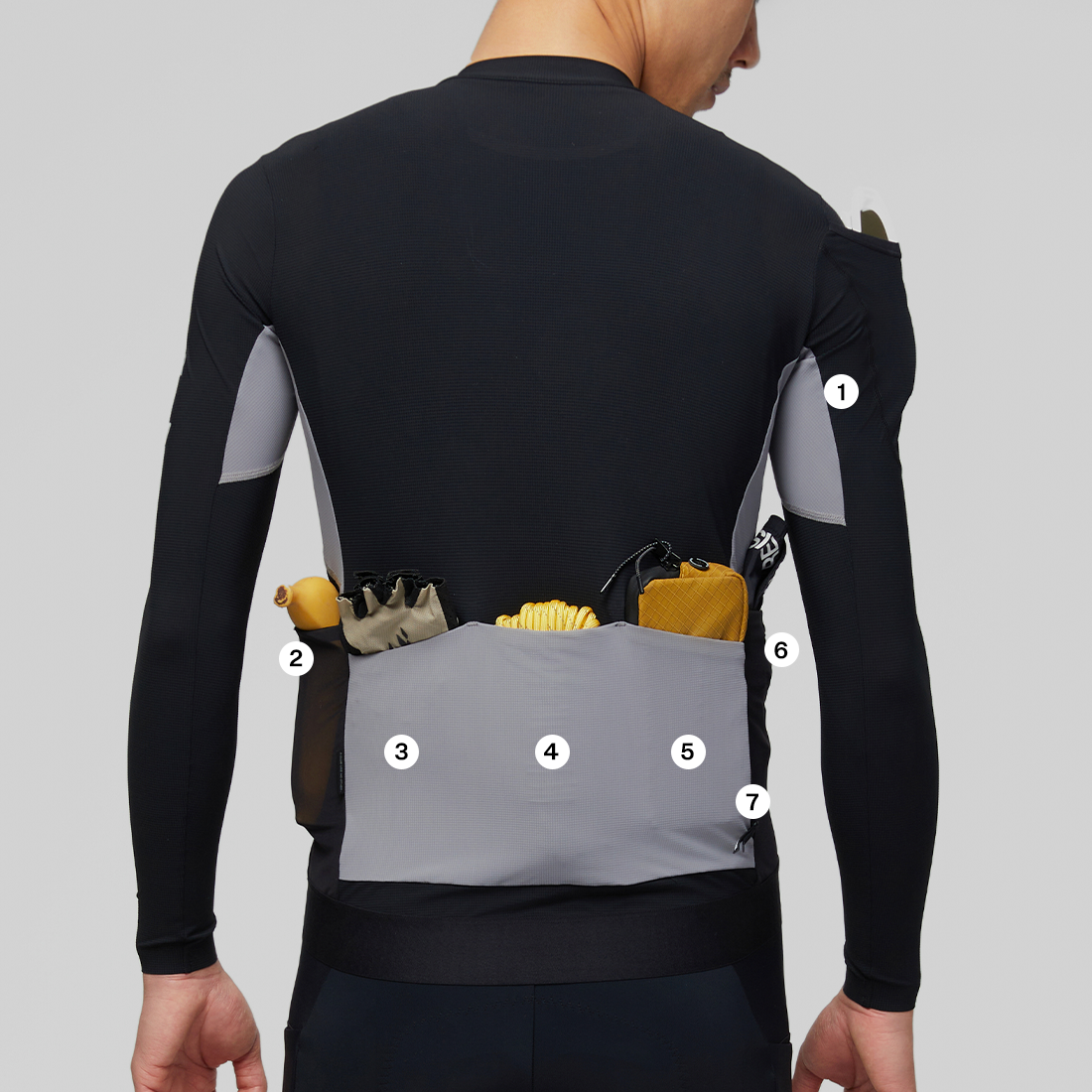 Camiseta de manga larga Research para hombre