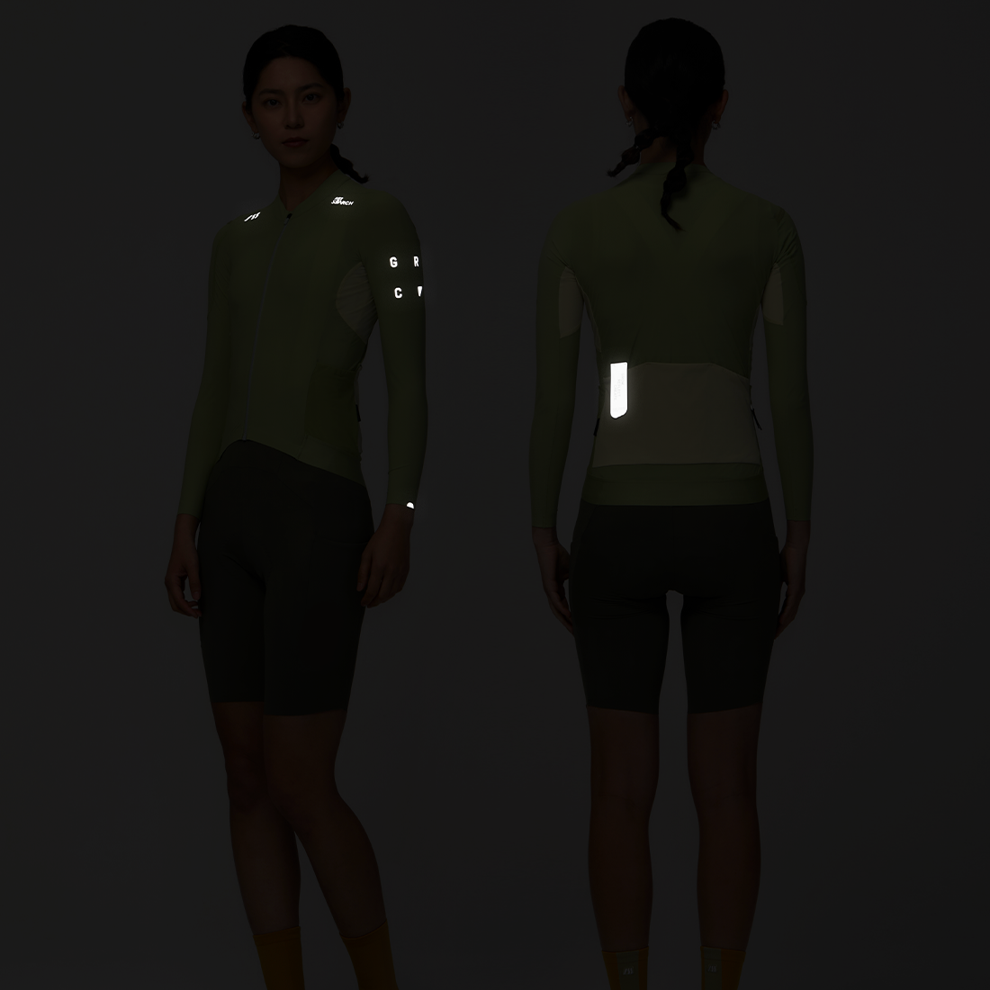 Damen Research Langarm-Trikot