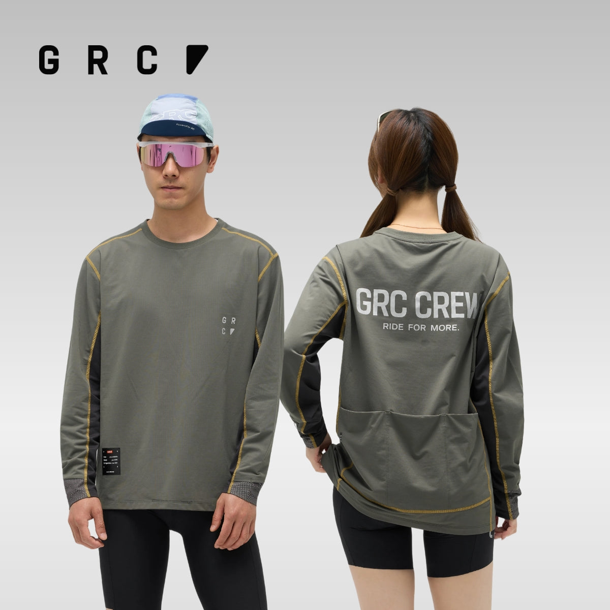 CREW Commuter Langarm-T-Shirt