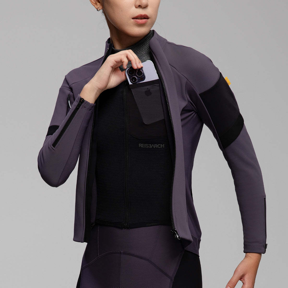 Damen Research Doppel-lagige Windjacke