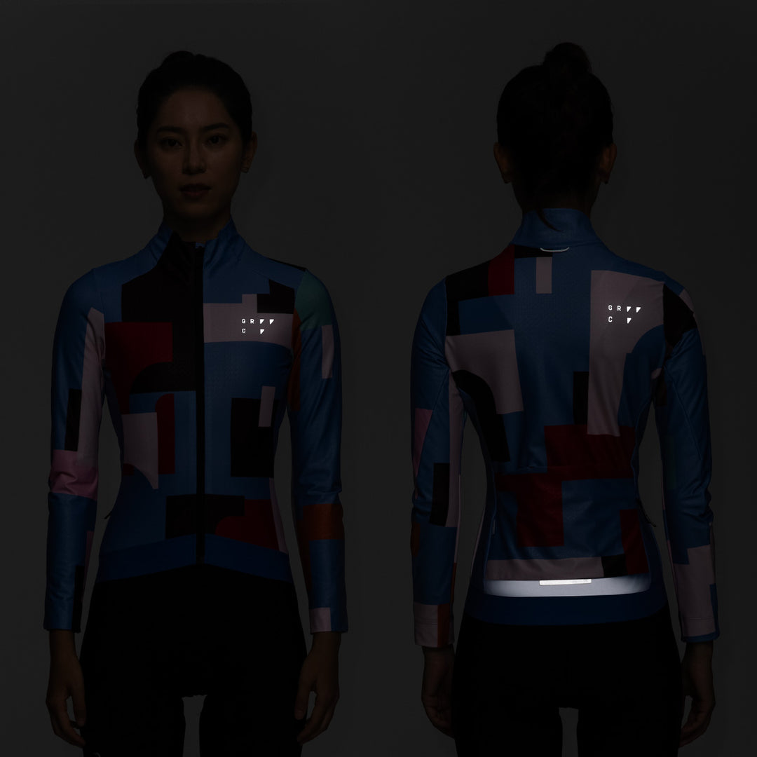 Women's CMYK Color Block Fleece Jacket