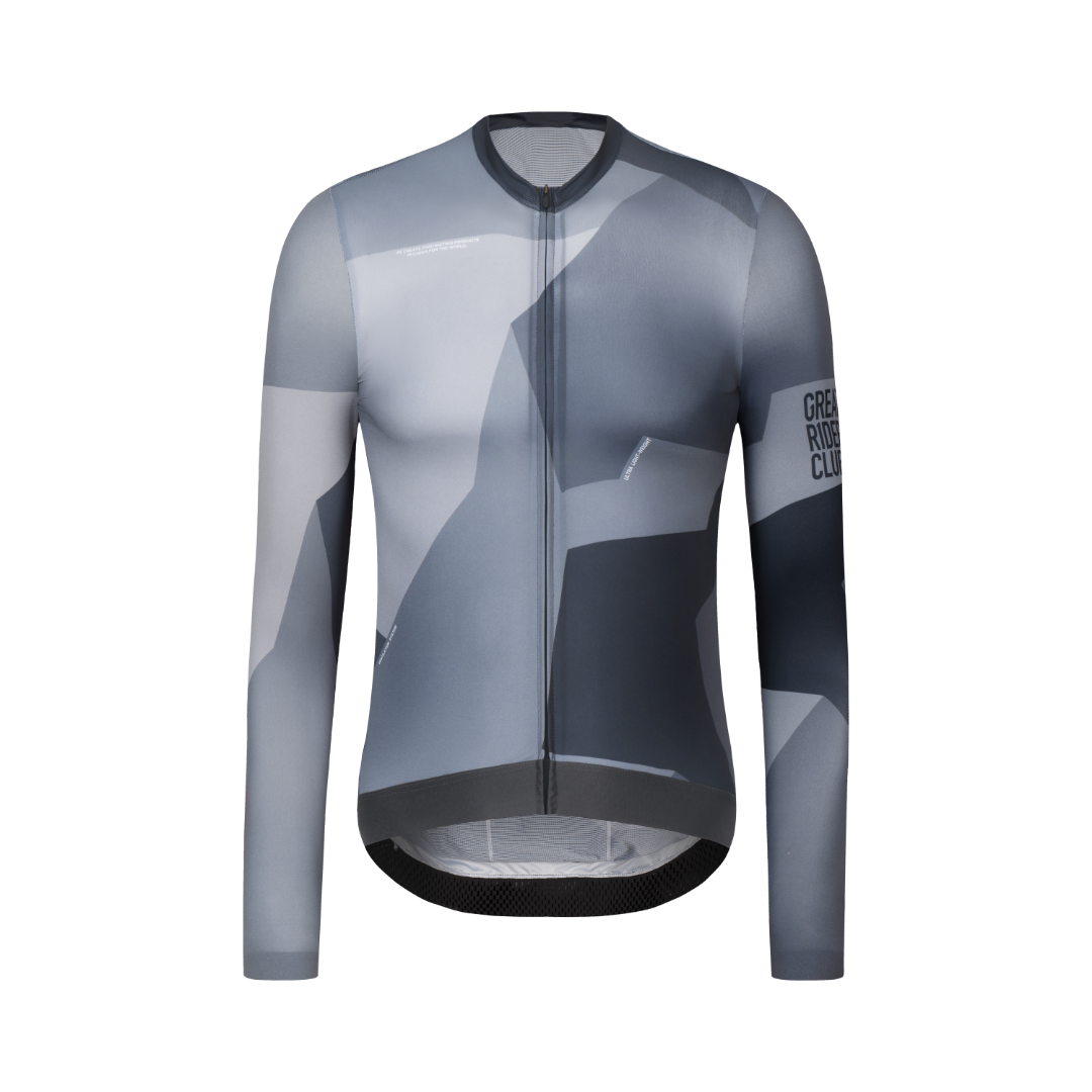 Camiseta de manga larga para hombre con camuflaje CMYK