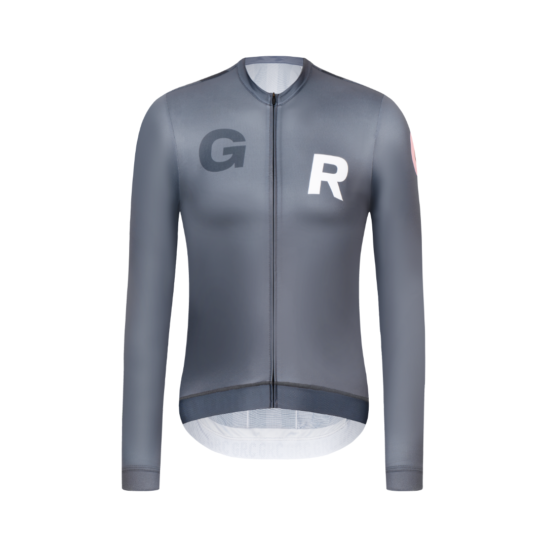 Jersey de manga larga con logo CMYK para hombre