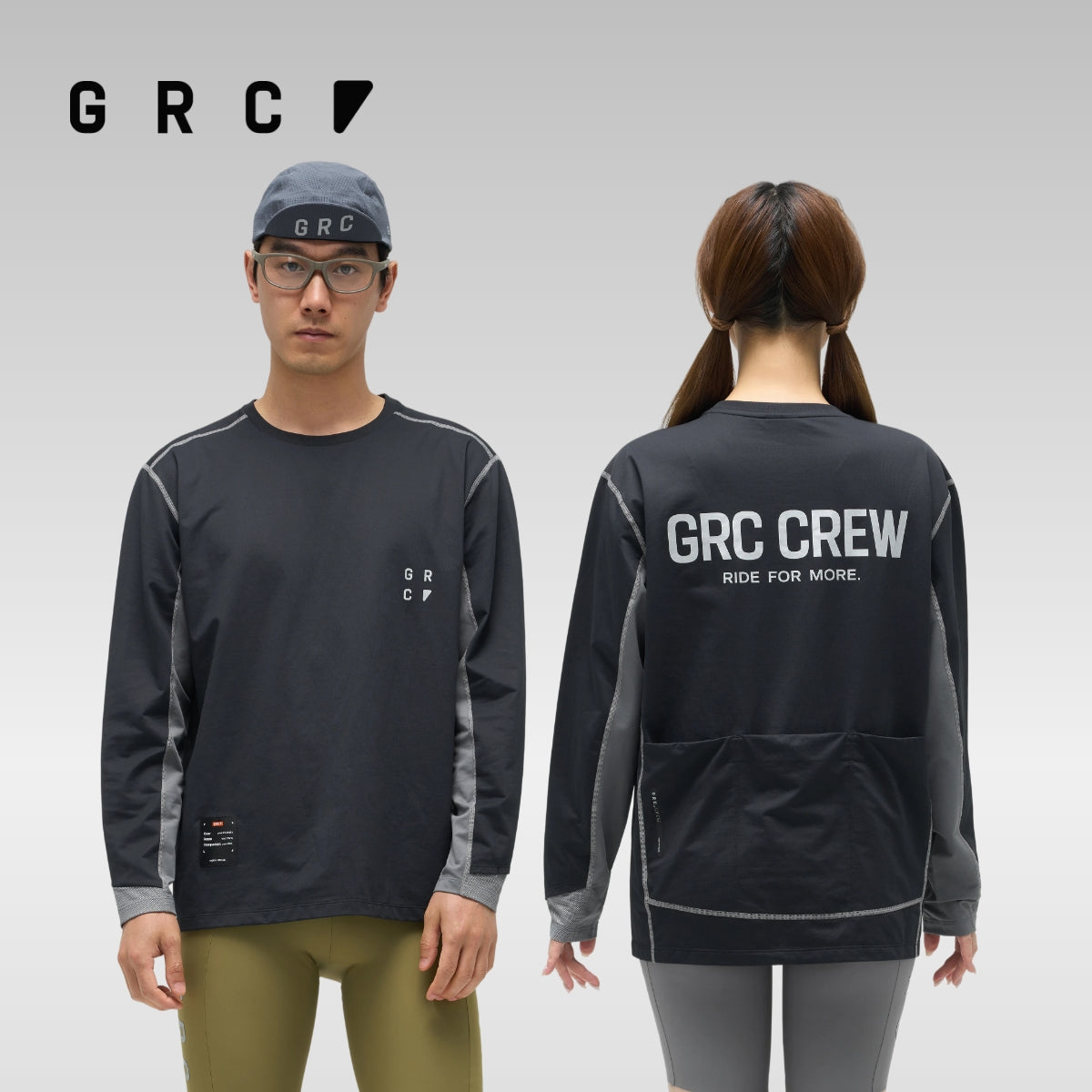 CREW Commuter Langarm-T-Shirt