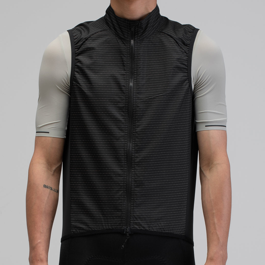 leuchtende fahrradbekleidung GRC Cycling Lab leuchtende Windweste – GRC Cycling Apparel