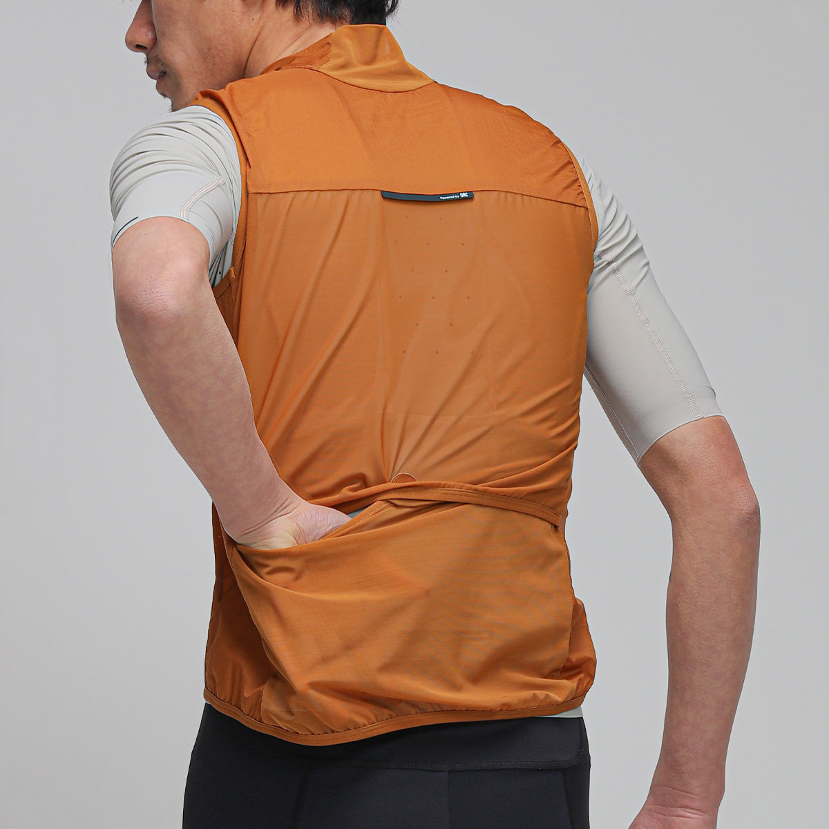 Chaleco cortaviento técnico para hombre