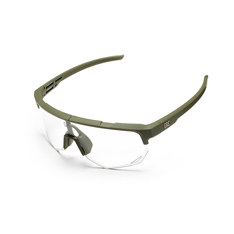 fahrradbrille weiß GRC Tech Photochrome Fahrradbrille