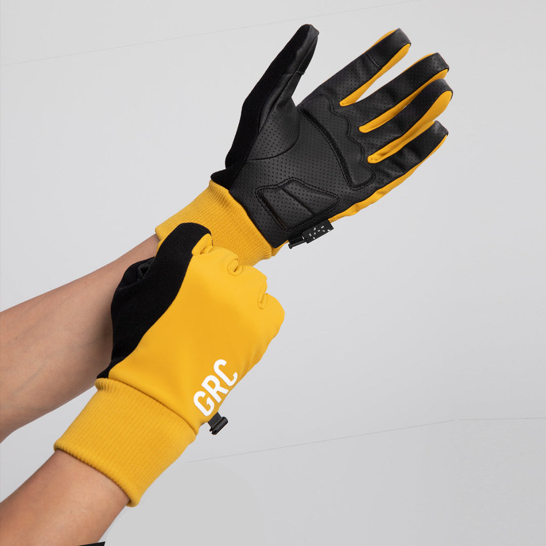 windbreaker handschuhe Tech winddichte Fleece-Handschuhe – GRC Cycling Apparel