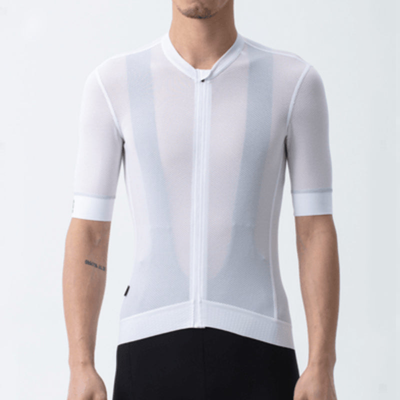 GRC Delta Fabric White Cycling Jersey