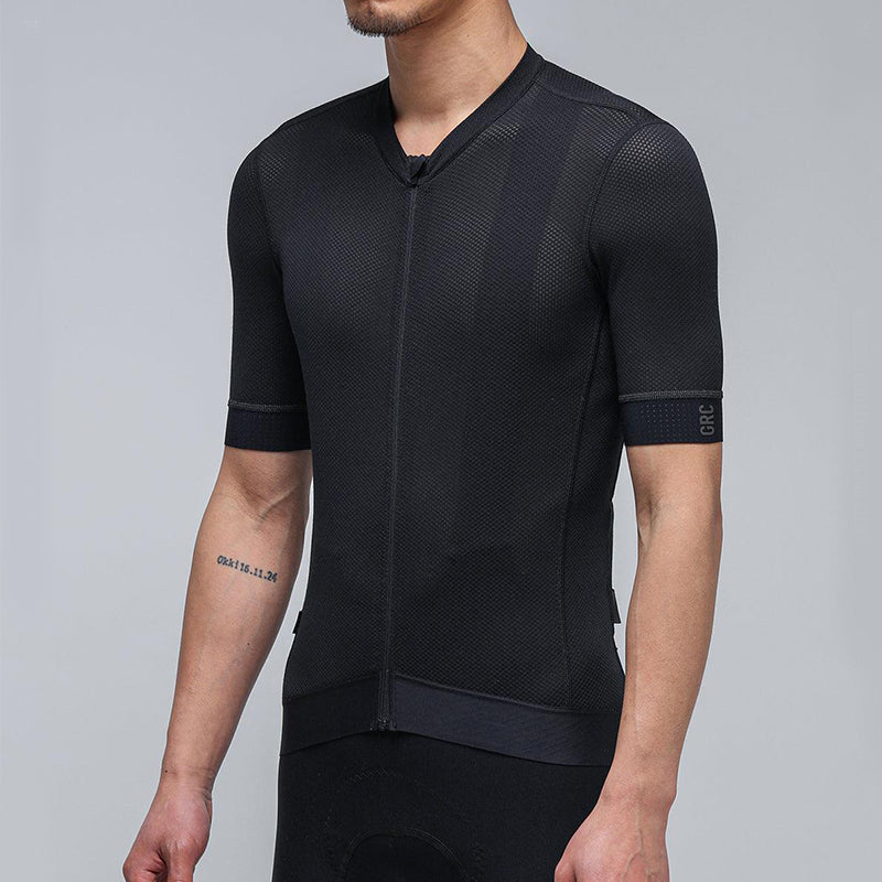 GRC Delta Fabric Black Cycling Jersey