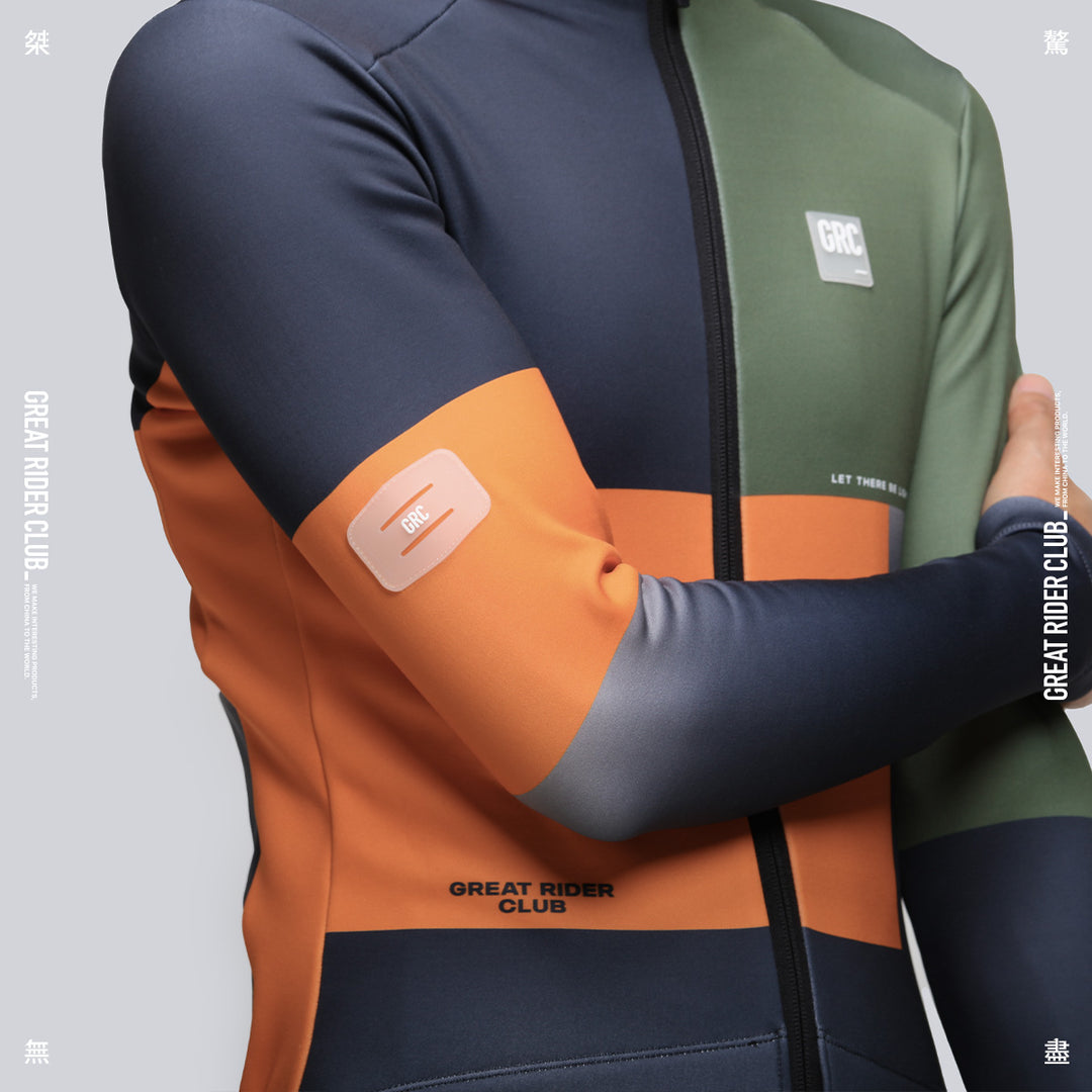 Chaos Of Orange Winter Jacket