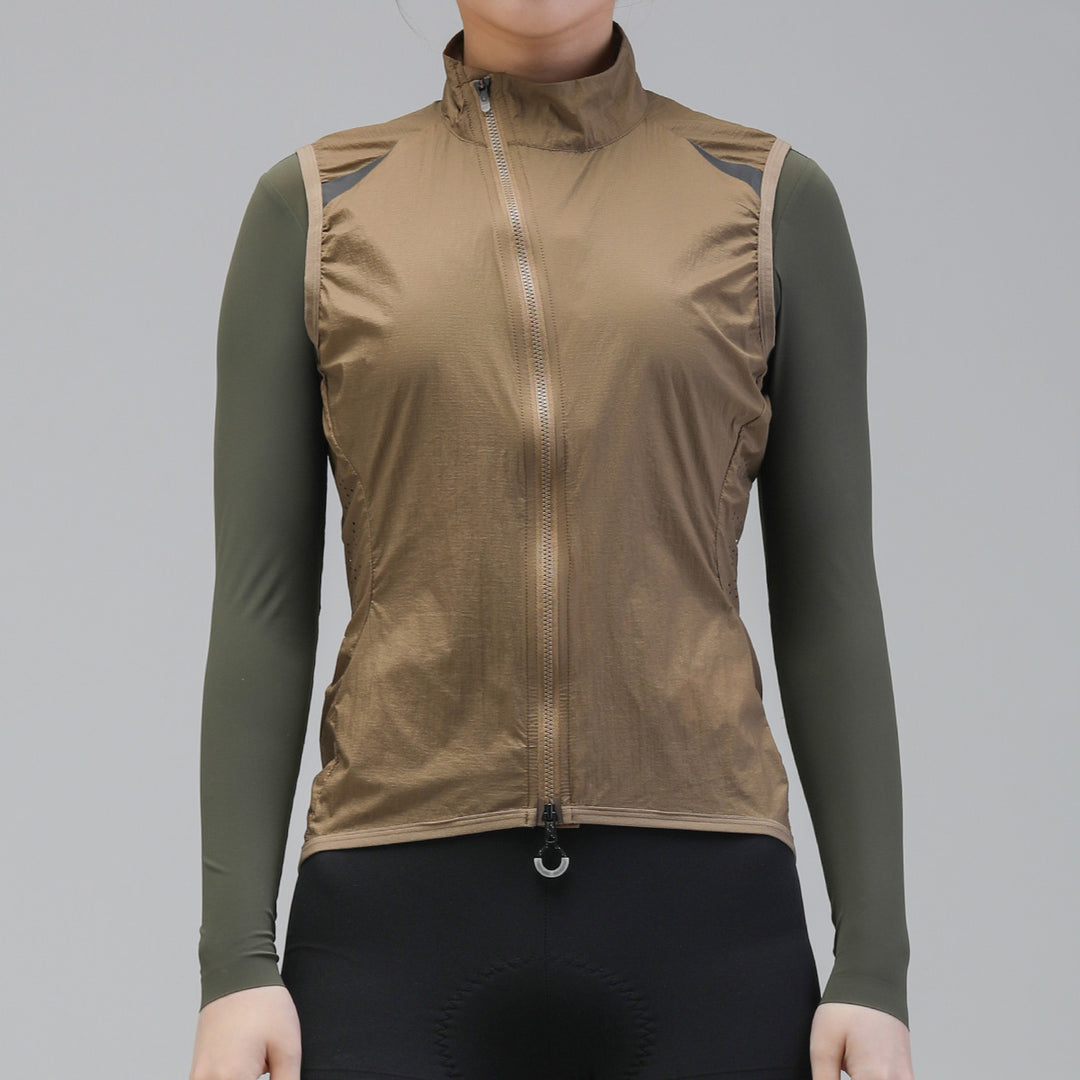 Chaleco cortavientos técnico para mujer