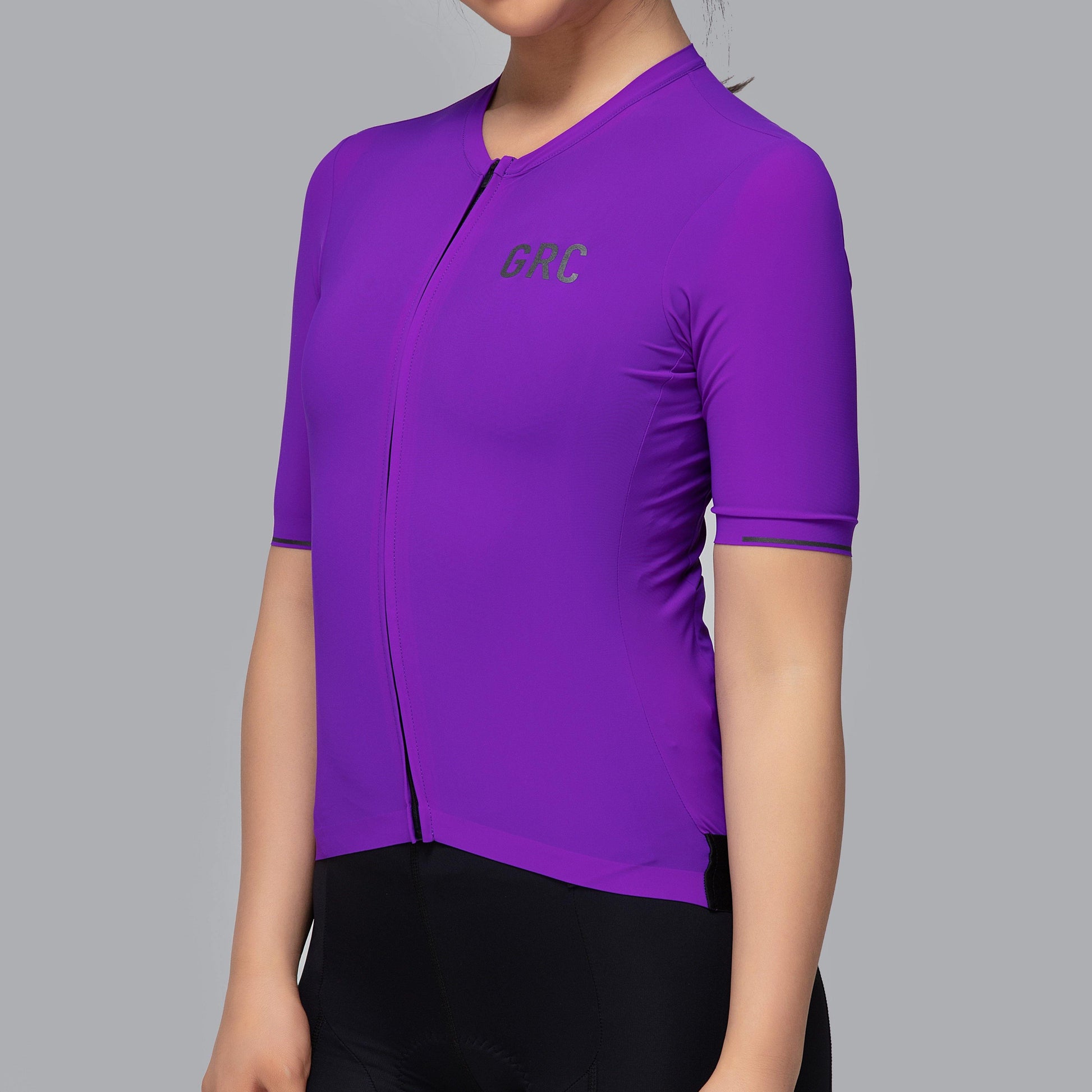 Women's Solid Color Tech Jersey - GRC Unique Cycling Apparel